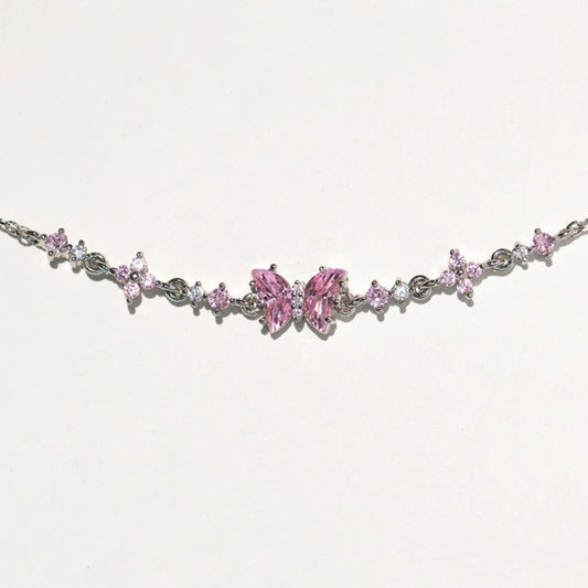 Love Zircon Butterfly Festival Bracelet set