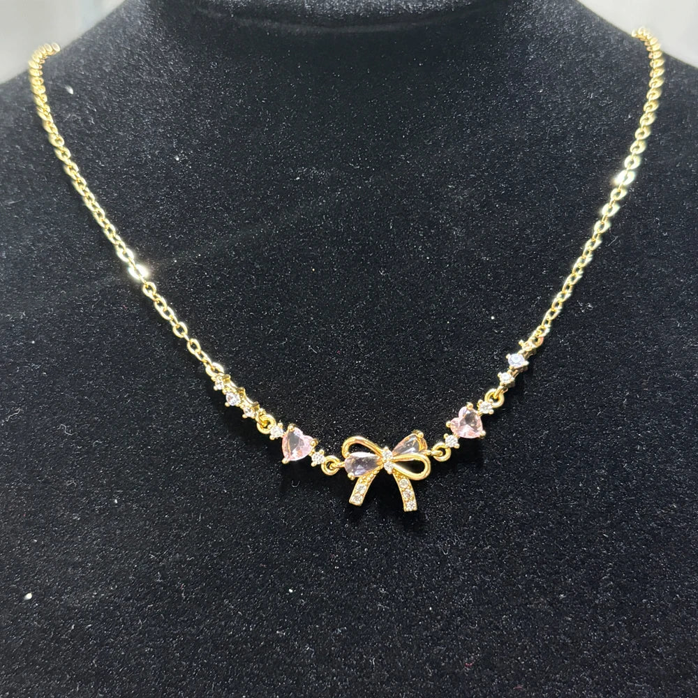 Love Zircon Butterfly Festival Bracelet set