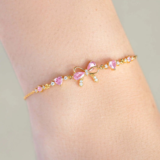 Love Zircon Butterfly Festival Bracelet set