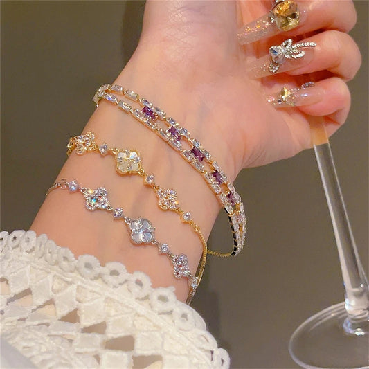 Sakura Rainbow Cleef Bracelet